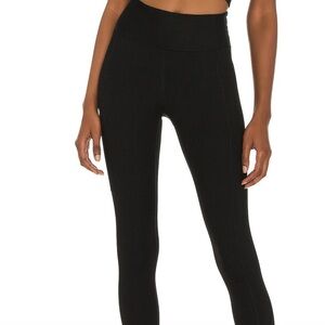 YEAR OF OURS Walker High Rise Leggings In Black Size XL NWOT